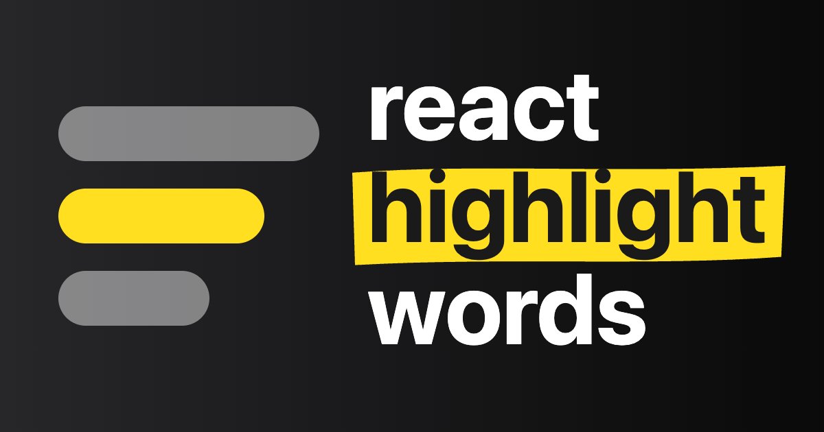 react-highlight-words logo